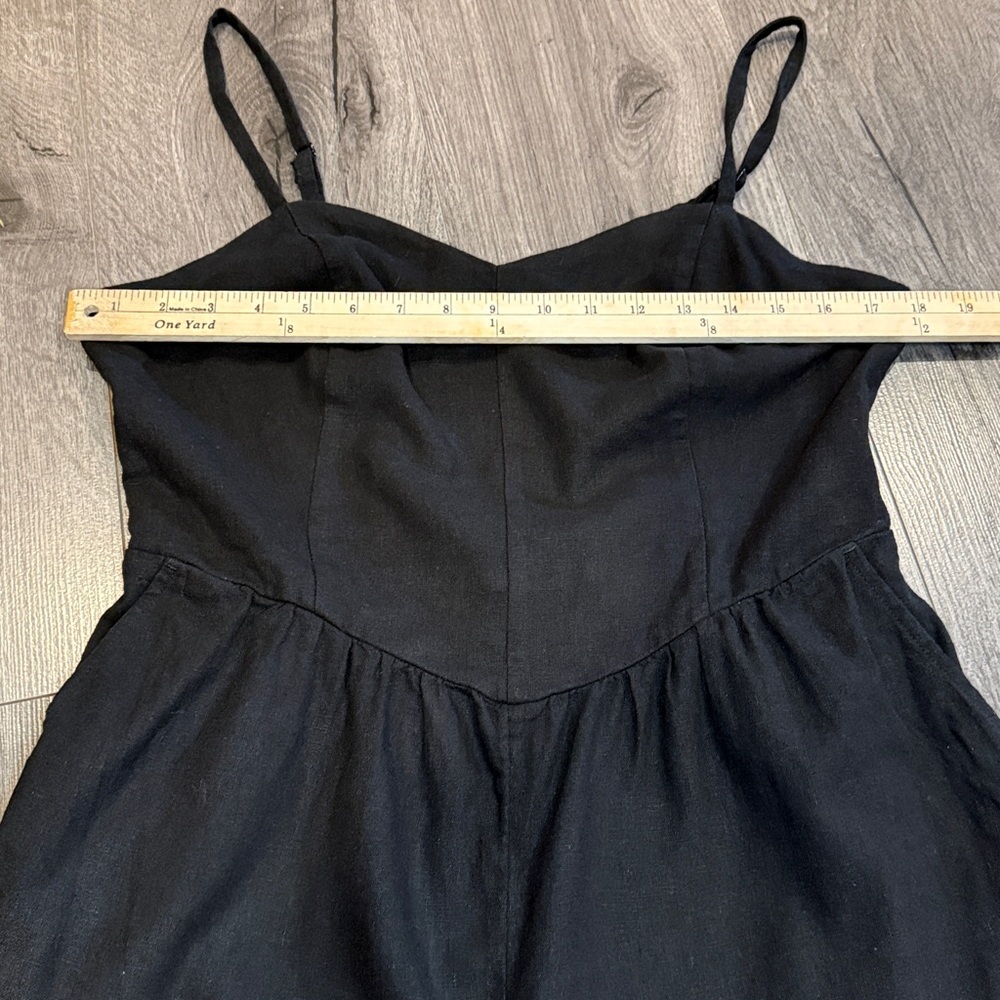 🩷Black Spaghetti Strap Old Navy Romper Casual Girly - Picture 5 of 6